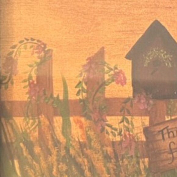 Sweet Vintage FRAMED Birdhouse Artwork w/ Poem | Farmhouse, Rustic & Boho Decor - Picture 6 of 16